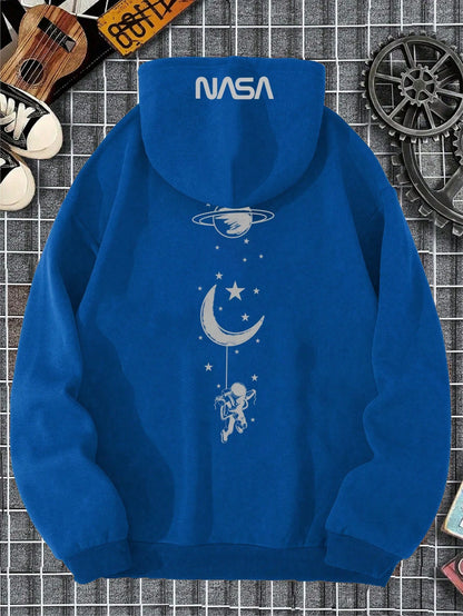 Elevate Your Style with the Manfinity Homme Ultra Loose Fit Galaxy Printed Hoodie