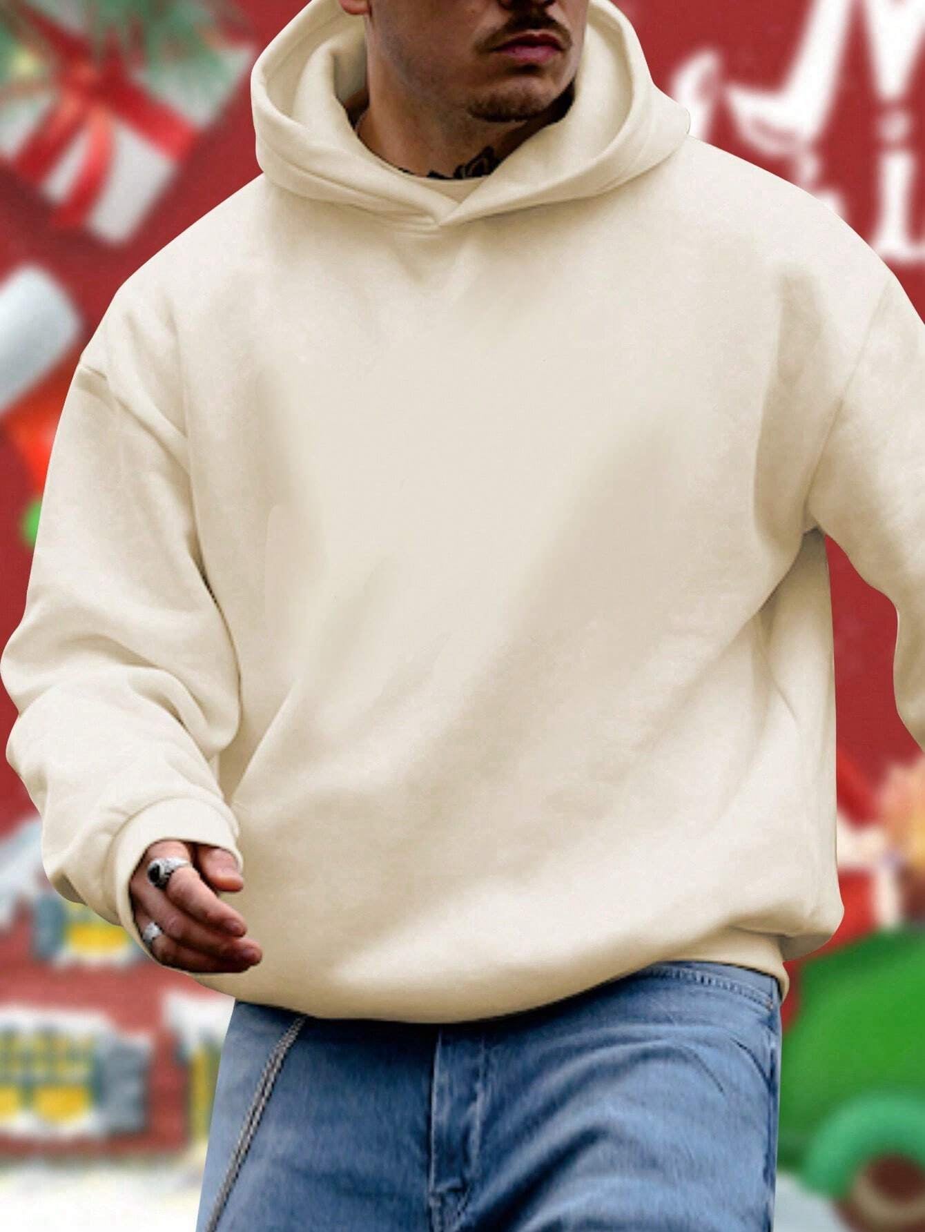 Elevate Your Style with the Manfinity Homme Ultra Loose Fit Galaxy Printed Hoodie