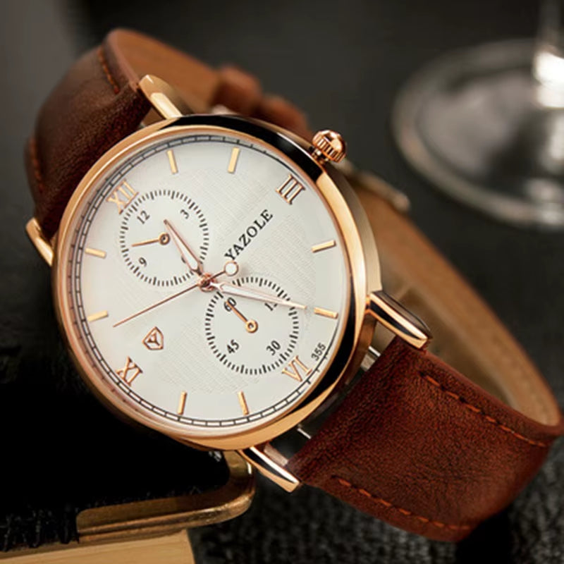 Top Brand  Luxury Watch Fashion Leather Men'S Watch Men Watch Luminous Sport Watches Clock Relojes Hombre 2019 Relogio